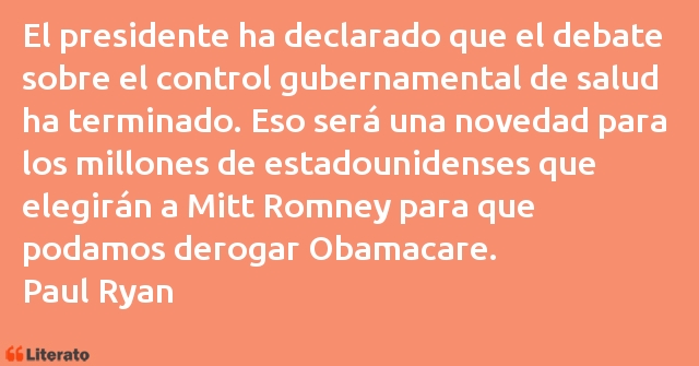 Frases de Paul Ryan