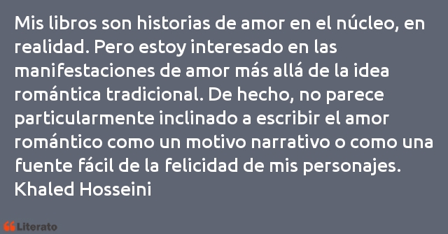 Frases de Khaled Hosseini