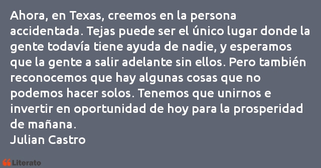 Frases de Julian Castro