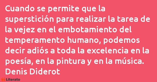 Frases de Denis Diderot