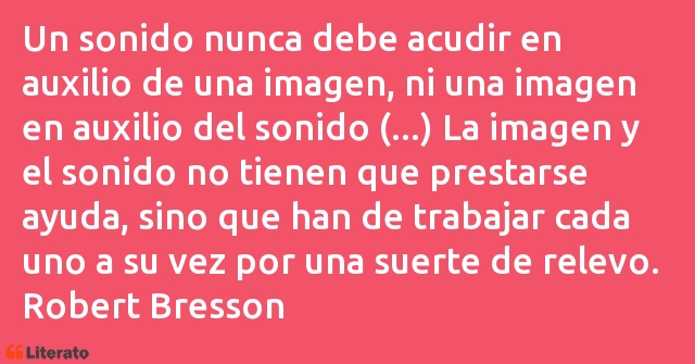 Frases de Robert Bresson