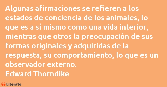 Frases de Edward Thorndike