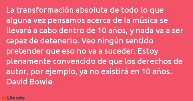 Frases de David Bowie