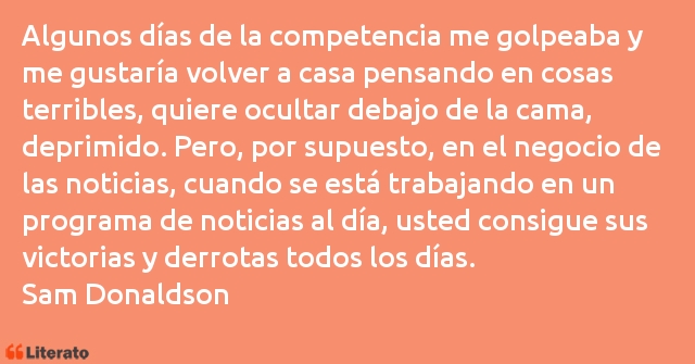 Frases de Sam Donaldson