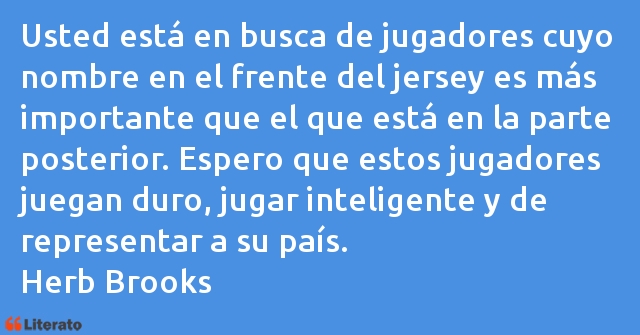 Frases de Herb Brooks