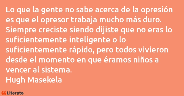 Frases de Hugh Masekela