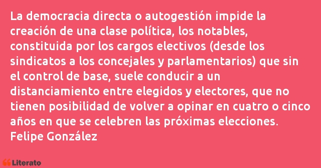 Frases de Felipe González