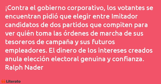 Frases de Ralph Nader