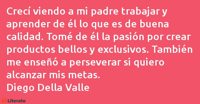 Frases de Diego Della Valle