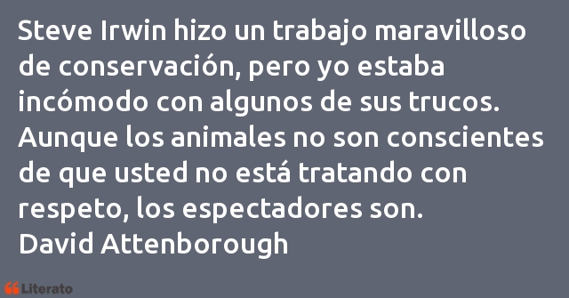 Frases de David Attenborough