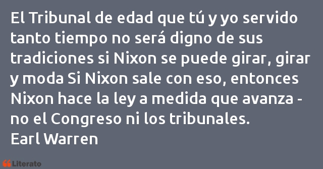 Frases de Earl Warren