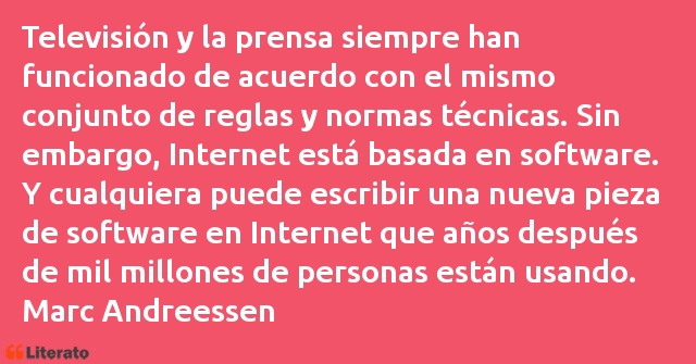 Frases de Marc Andreessen