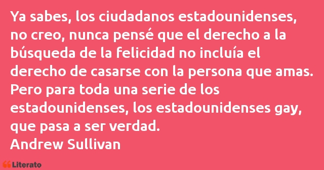 Frases de Andrew Sullivan