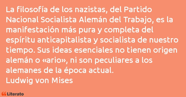 Frases de Ludwig von Mises