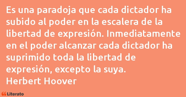 Frases de Herbert Hoover