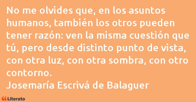 Frases de Josemaría Escrivá de Balaguer