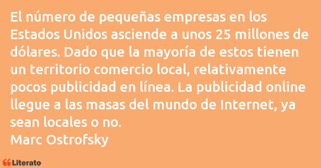 Frases de Marc Ostrofsky