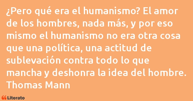 Frases de Thomas Mann