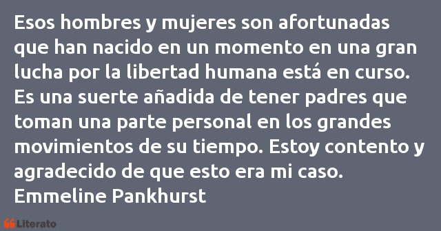 Frases de Emmeline Pankhurst