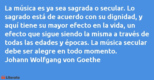 Frases de Johann Wolfgang von Goethe