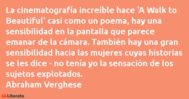 Frases de Abraham Verghese