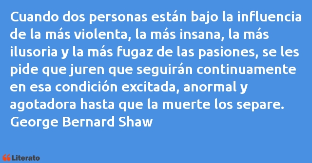 Frases de George Bernard Shaw