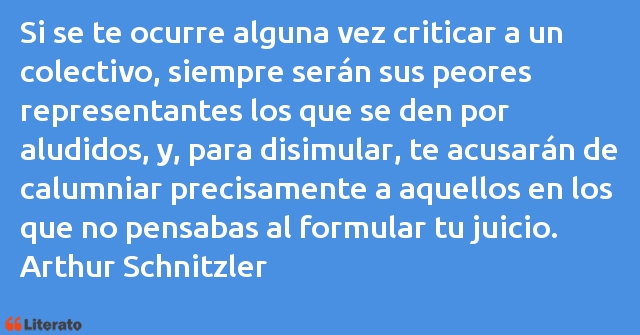 Frases de Arthur Schnitzler