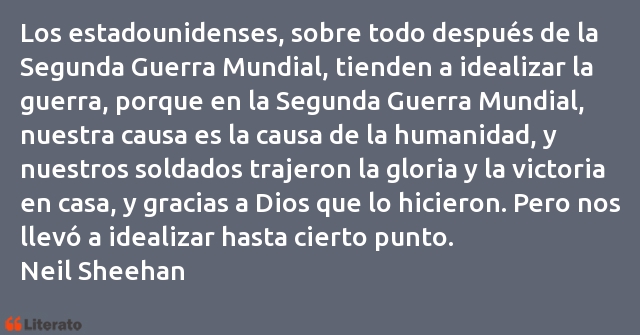 Frases de Neil Sheehan