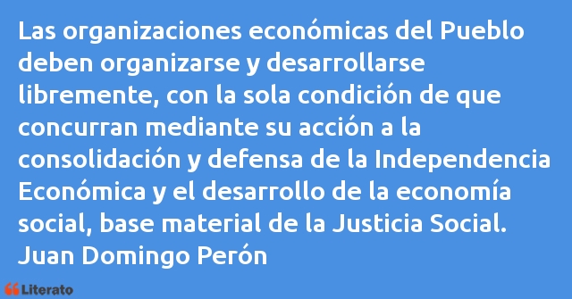 Frases de Juan Domingo Perón