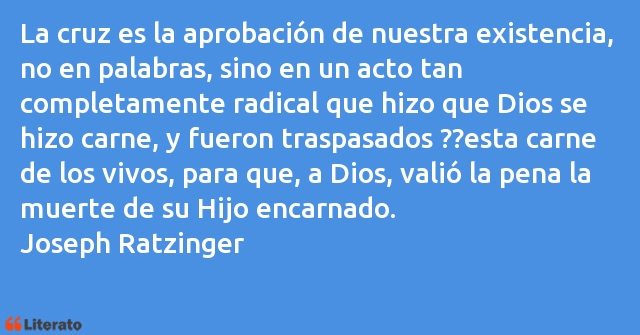 Frases de Joseph Ratzinger