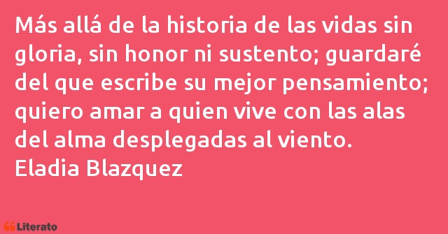 Frases de Eladia Blazquez