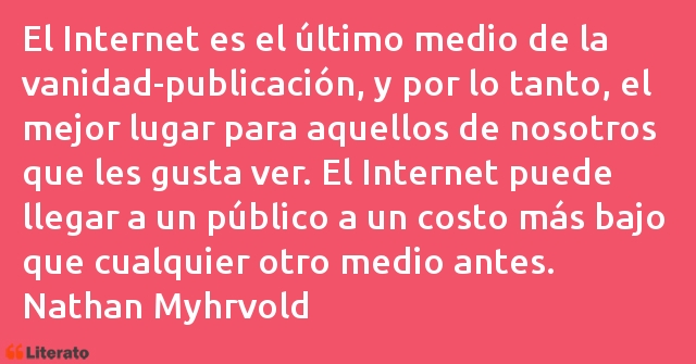 Frases de Nathan Myhrvold