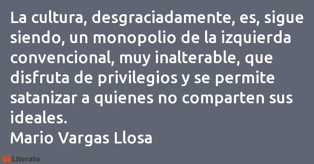 Frases de Mario Vargas Llosa