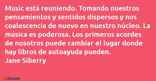 Frases de Jane Siberry