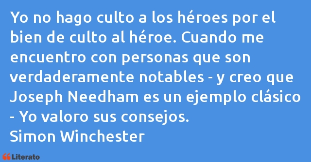 Frases de Simon Winchester