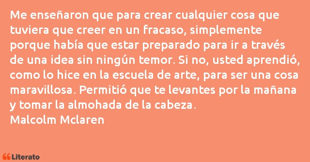 Frases de Malcolm Mclaren