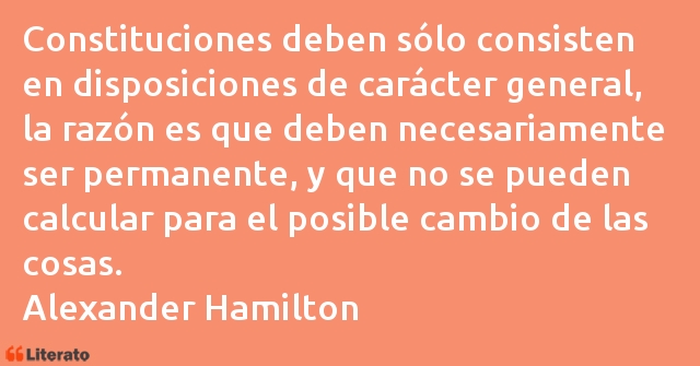 Frases de Alexander Hamilton