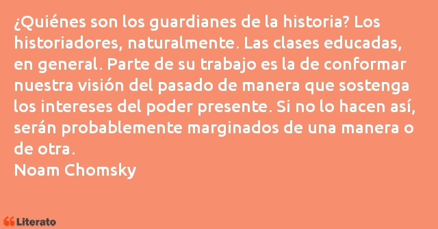 Frases de Noam Chomsky