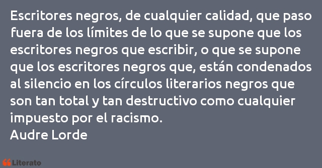 Frases de Audre Lorde