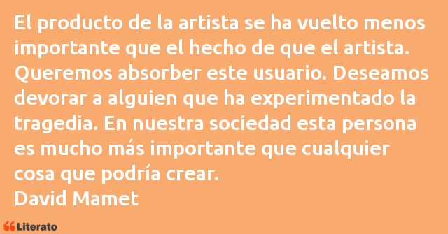 Frases de David Mamet