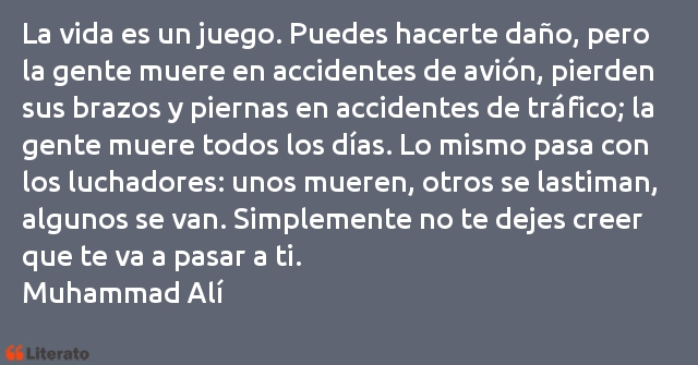 Frases de Muhammad Alí