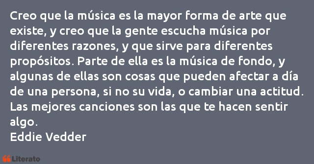 Frases de Eddie Vedder