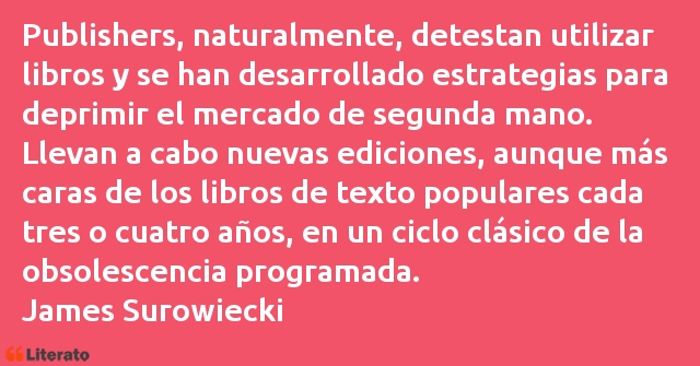 Frases de James Surowiecki