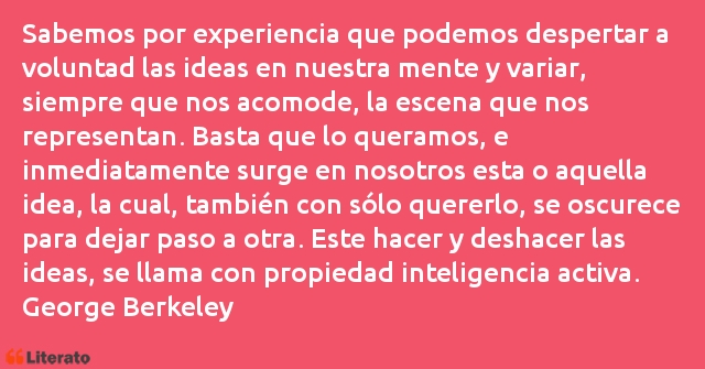 Frases de George Berkeley