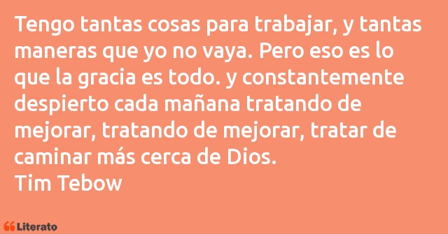 Frases de Tim Tebow