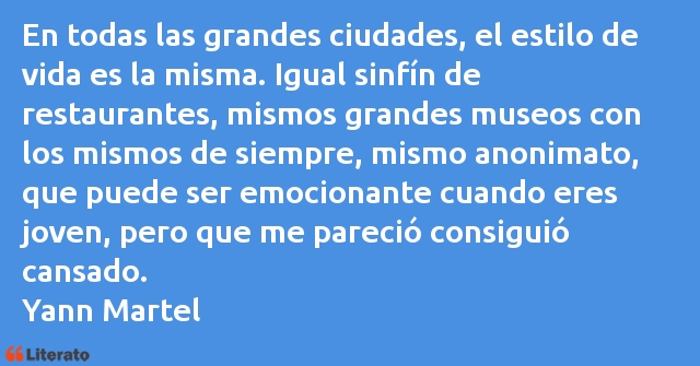 Frases de Yann Martel