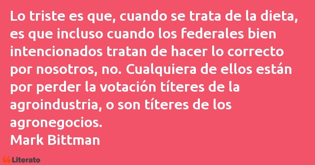 Frases de Mark Bittman