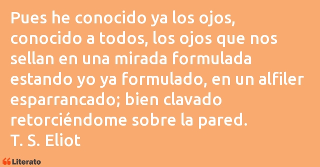 Frases de T. S. Eliot