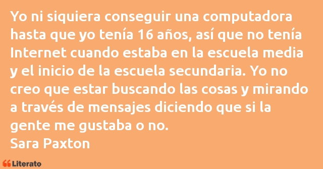 Frases de Sara Paxton