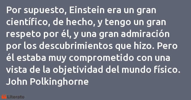 Frases de John Polkinghorne